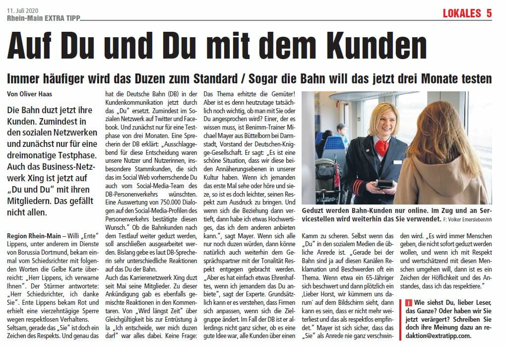 Per Du mit dem Kunden | Interview kniggebenefit.de 2 Per Du mit dem Kunden | Interview kniggebenefit.de 1